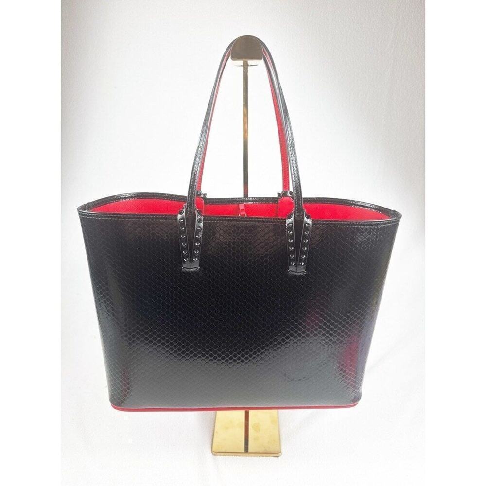 Christian Louboutin Cabata Birdy Patent Tote-Rare & Stunning